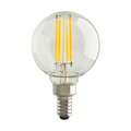 Satco Bulb, LED, 6W, 2700K, 120V, Clear, E12, G16, PK 2 S21736